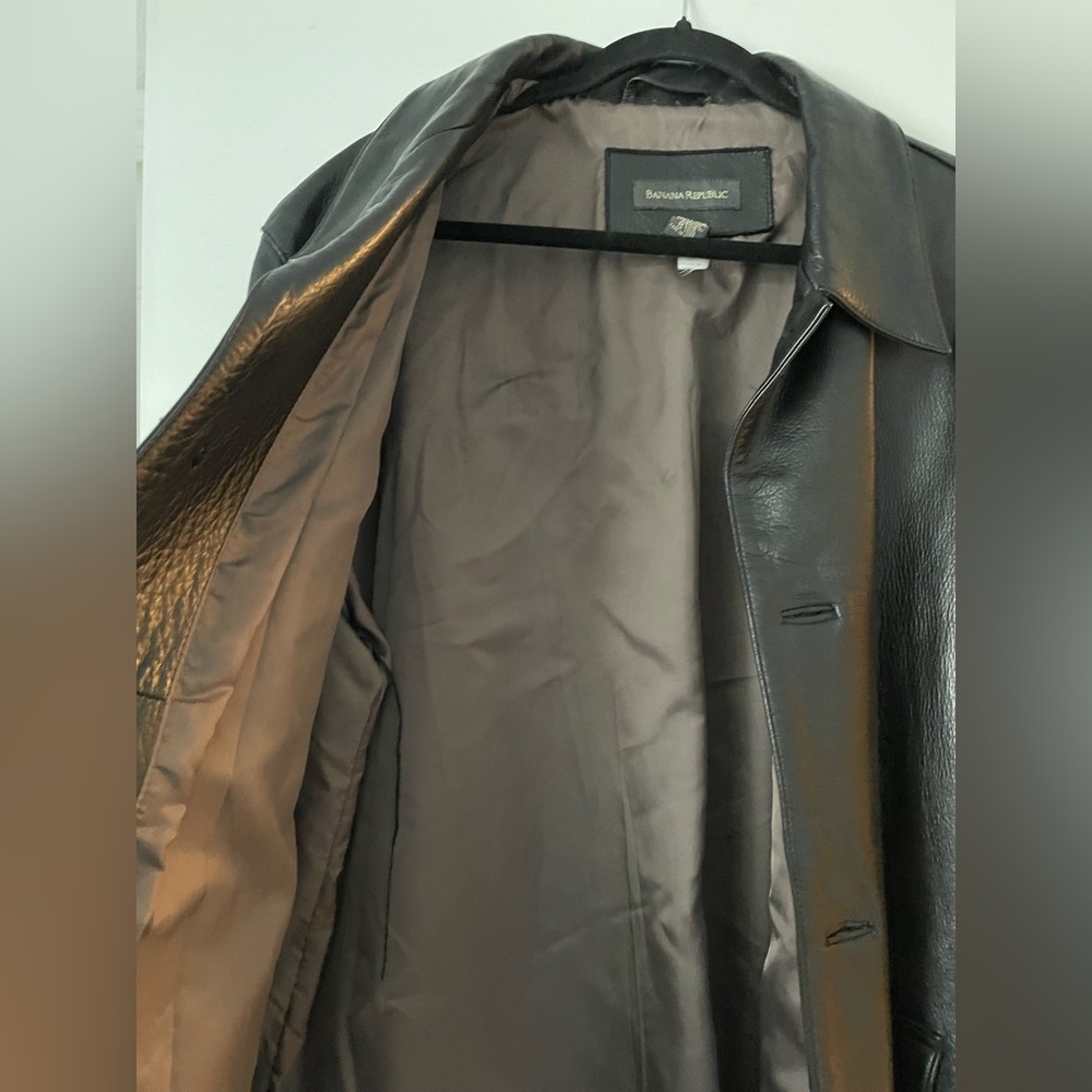 Vintage 90’s Banana Republic Leather Jacket - Picture 2 of 4
